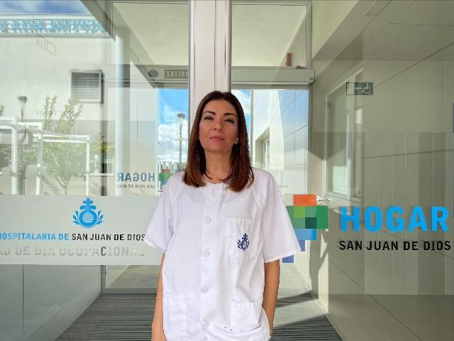 Almudena Navarro es enfermera en el Hogar Social San Juan de Dios