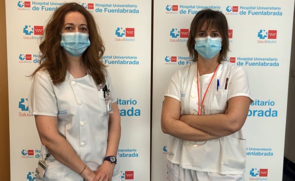 Alicia González y María Heredia, enfermeras del HUF