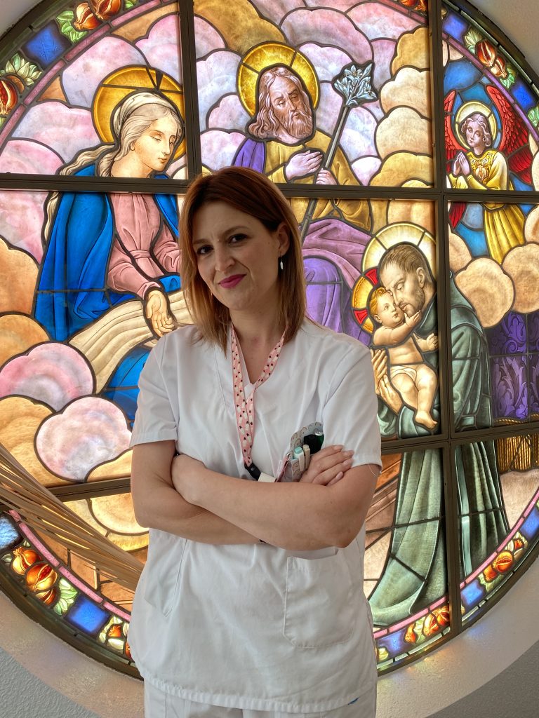 Alma María Muñoz de Morales, enfermera del área de Psicogeriatría del Centro San Juan de Dios de Ciempozuelos
