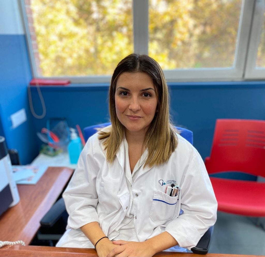 María Araujo Blesa, enfermera de la unidad de Pie Diabético