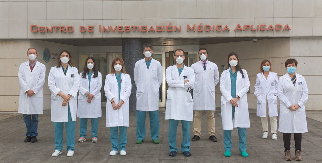  Equipo de investigadores del Cima y Clínica Universidad de Navarra que participan en este ensayo clínico | Foto: Clínica Universidad de Navarra