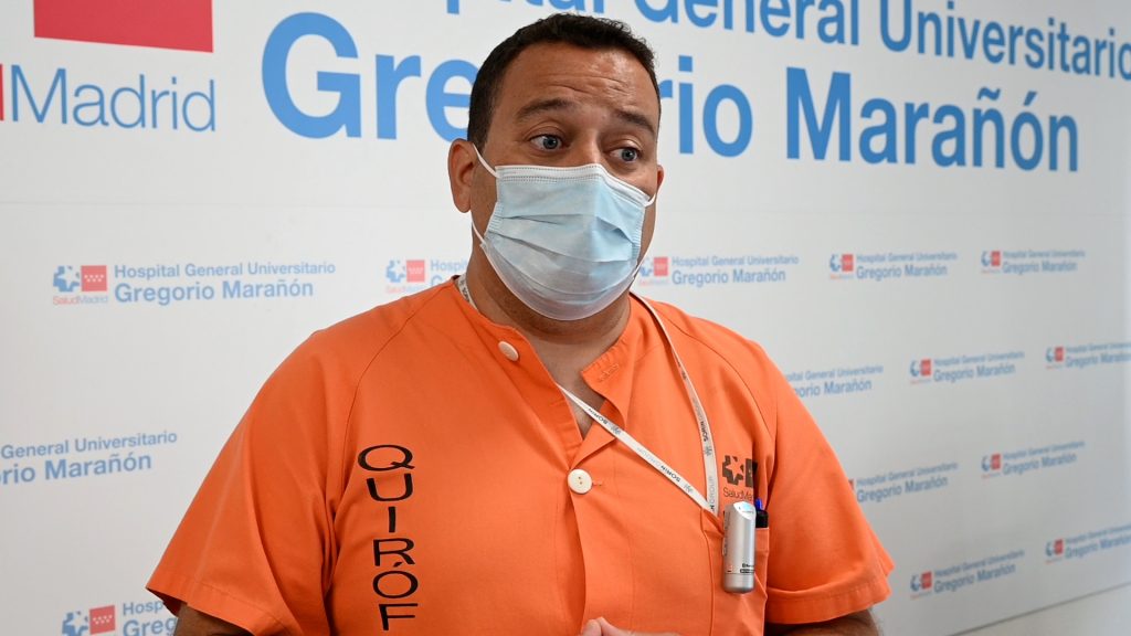  José Ángel Zamorano, enfermero perfusionista del Hospital Gregorio Marañón 