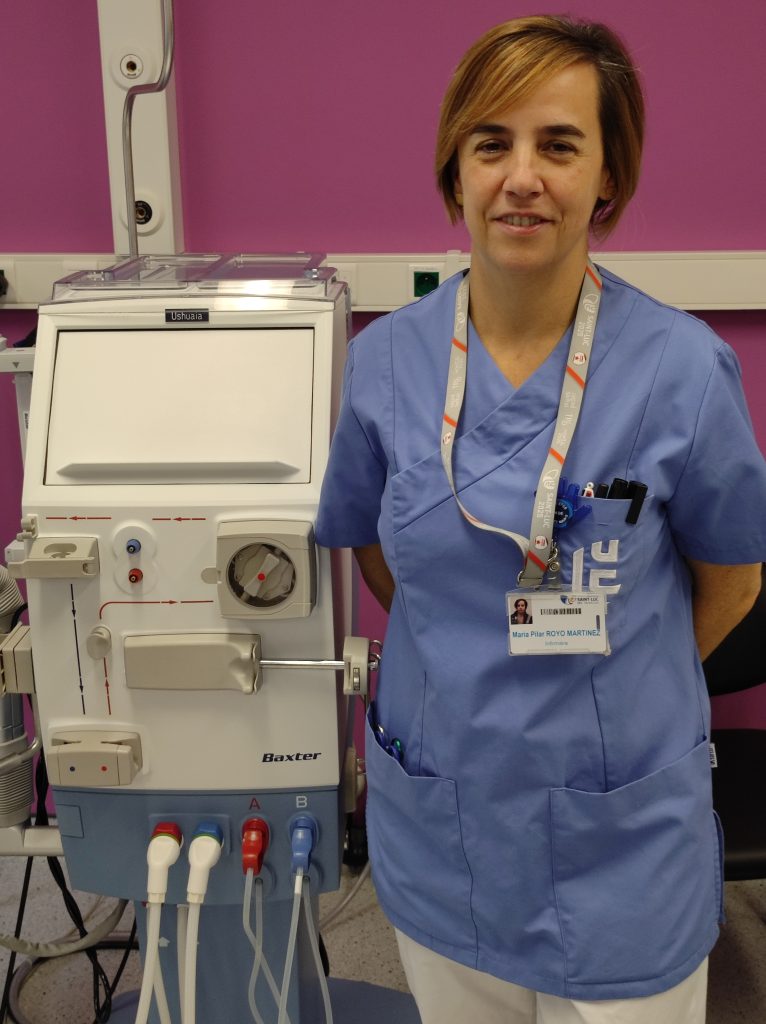 Pilar Royo, enfermera en el Hospital Universitario Saint Luc, Bélgica (Bruselas)