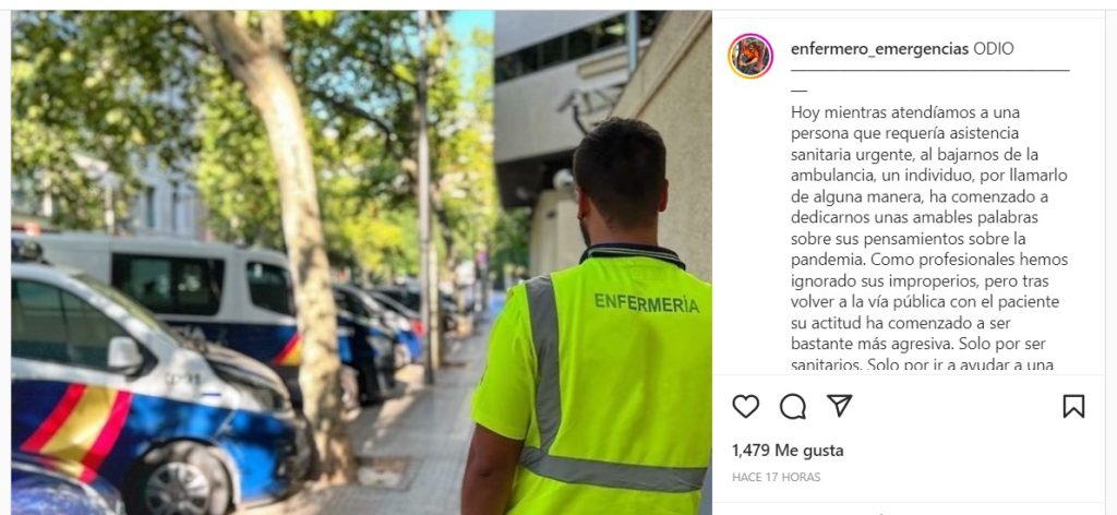Jorge Prieto explica en su cuenta de Instagram la agresión que vivieron el otro día mientras trabajaban | Captura 
